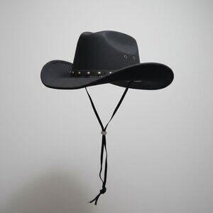 Western Express Inc Hat  Mexico Bolero Black Cowboy Size  6 5/8 Mexico